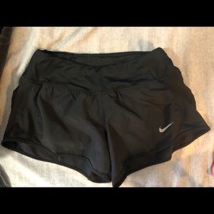 Black nike athletic shorts